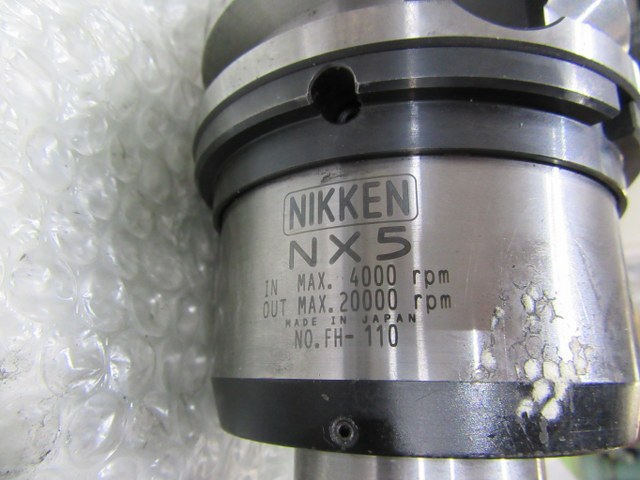 中古BT50 【増速スピンドル】BT50-NX5 NIKKEN/日研