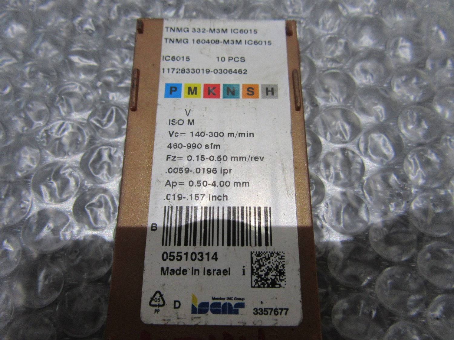 中古その他 【チップ】TNMG332-M3M IC6015  イスカル