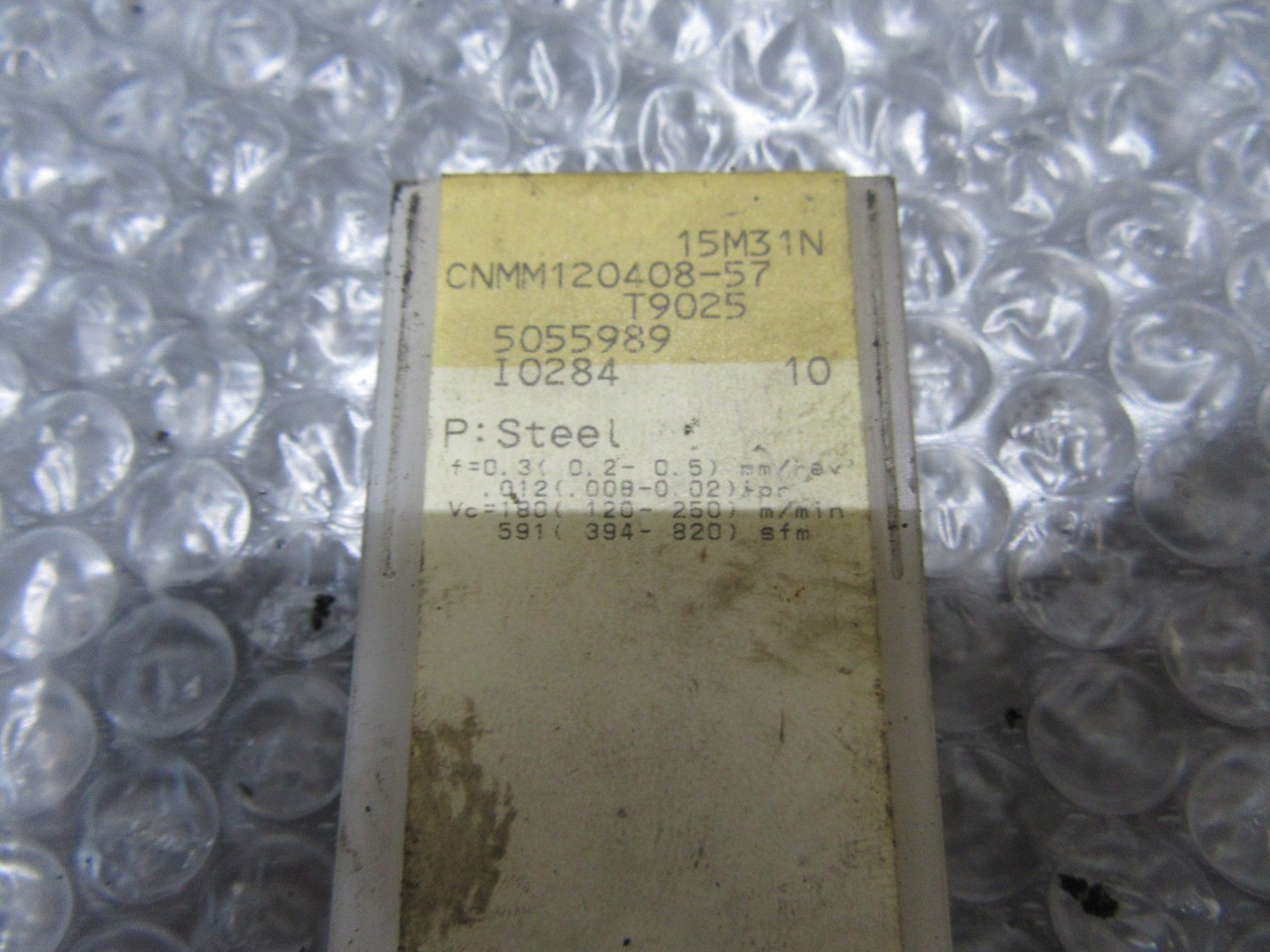 中古Cutting Exchange Chip 【チップ】CNMM432-57(T9025)  Tungaloy