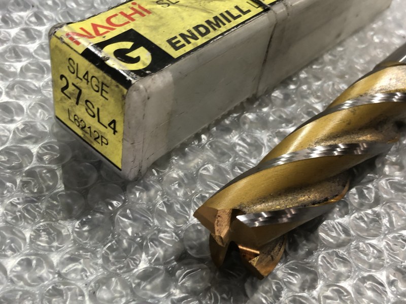 中古エンドミル(スクエア) 【4枚刃/スクエア/エンドミル】φ27　SL4GE NACHI/ナチ不二越