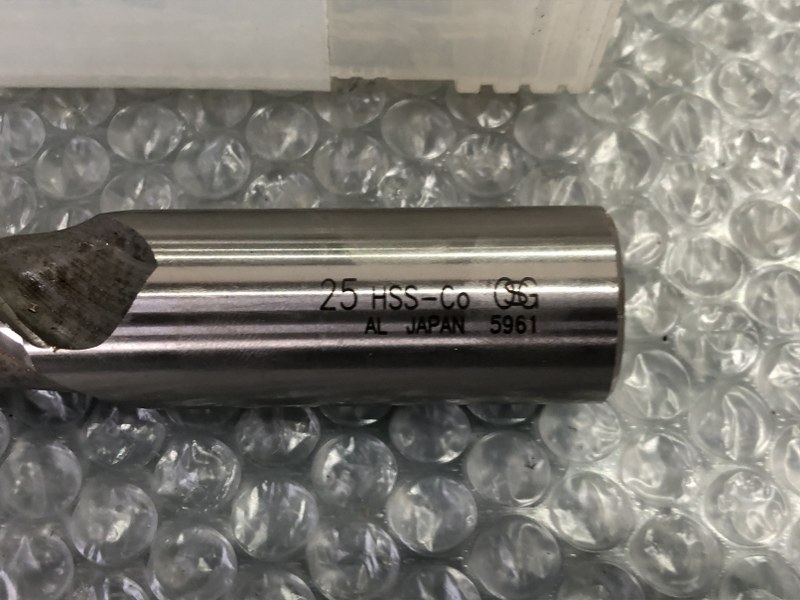 中古End mill(Square) 【2枚刃/スクエア/エンドミル】φ25　AL-EDS OSG/ オーエスジー