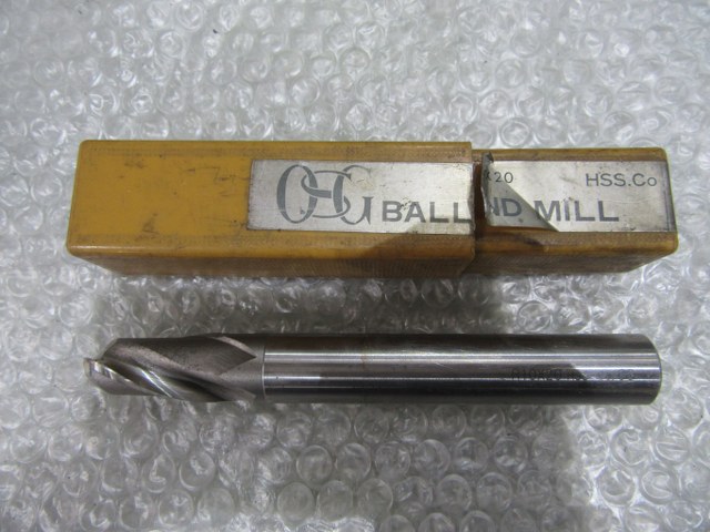 中古End mill(Ball） 【2枚ボールエンドミル】EBD R10x20 OSG/ オーエスジー