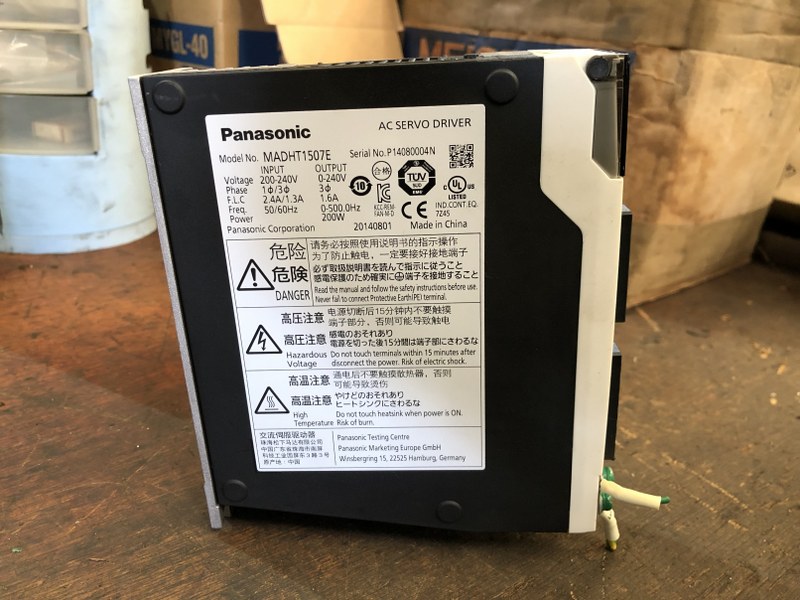 中古その他 「サーボアンプ」MADHT1507E パナソニック/Panasonic