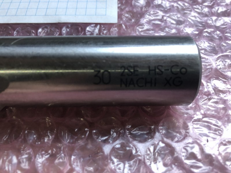 中古エンドミル(スクエア) 【2枚刃/スクエア/エンドミル】φ30　2SE　HS-CO NACHI/ナチ不二越