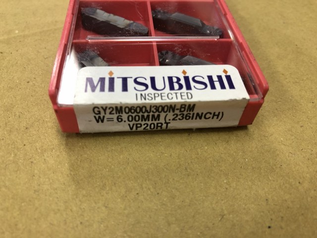 中古インサート（チップ） 【チップ】GY2M0600J300N-BM VP20RT 三菱マテリアル/Mitsubishi Materials