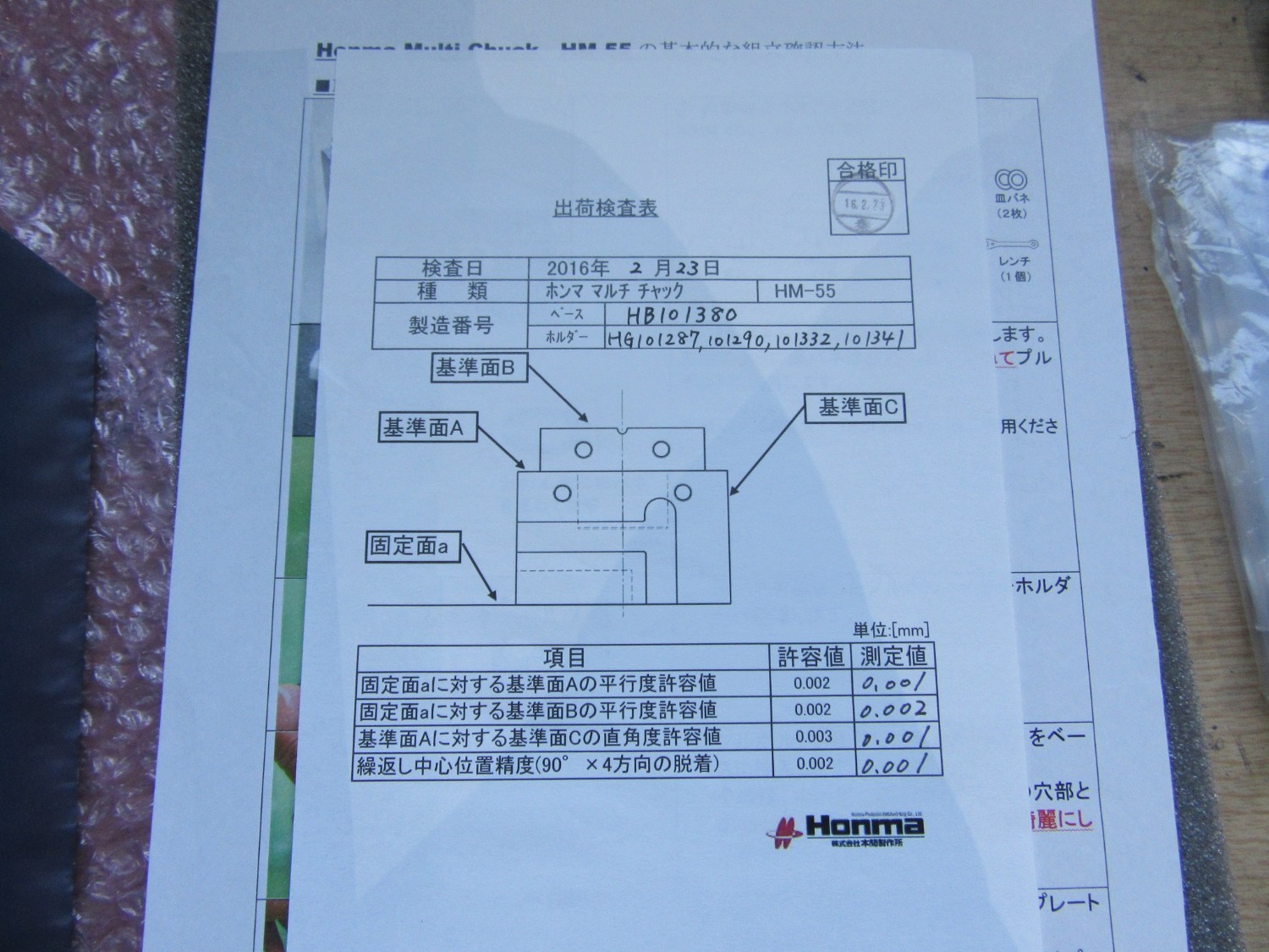 中古その他 【ホンマ マルチ チャック】HM-55(HB101380) ホンマ