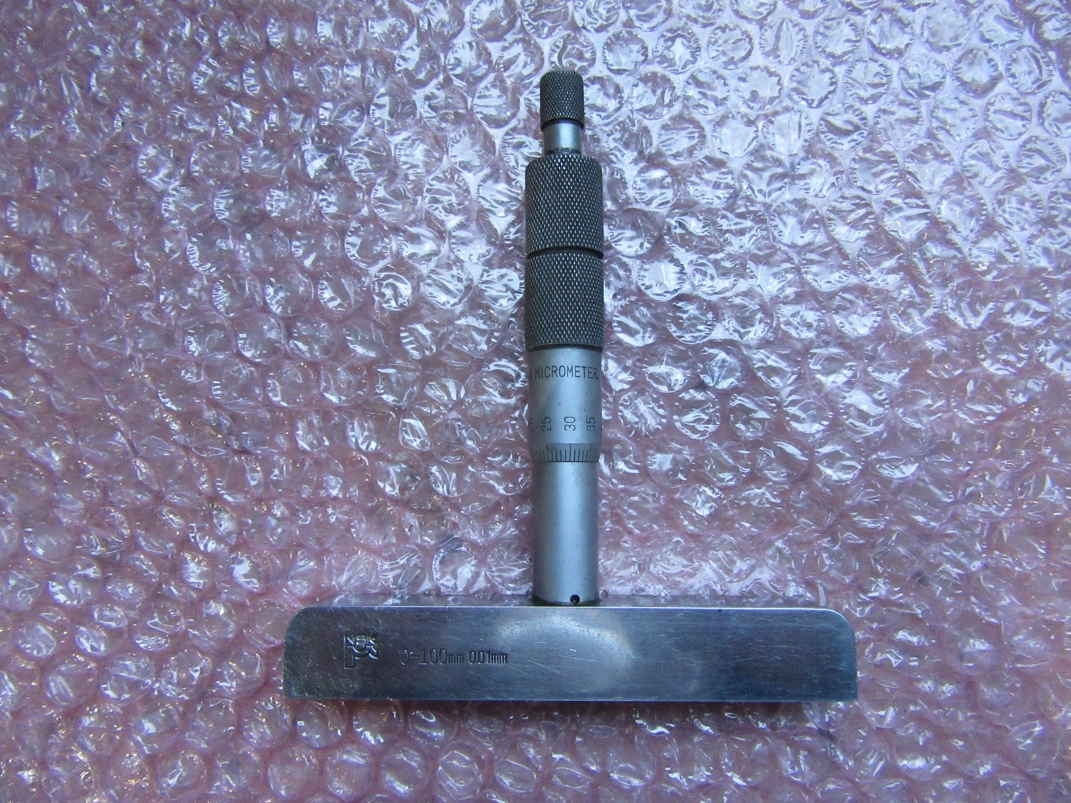 中古Other(Micrometer) 【デプスマイクロメーター】0-100mm (0.01mm)　 NSK