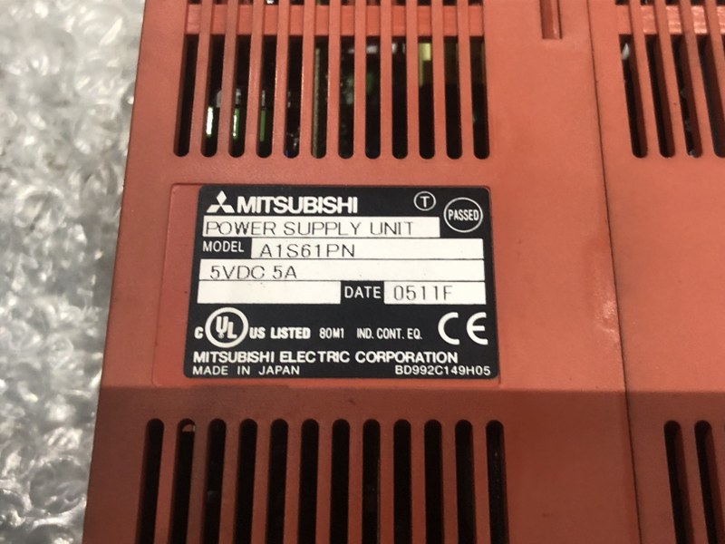 中古お買い得品・1山販売等 【電源ユニット】A1S61PN 三菱/MITSUBISHI