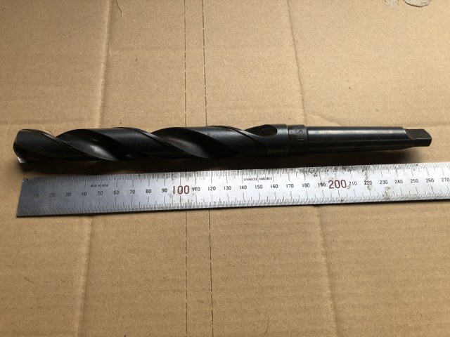 中古テーパ―シャンクドリル 【テーパーシャンクドリル】φ21.8 不明