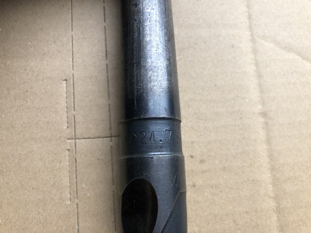 中古Taper shank drills 【テーパーシャンクドリル】φ24.7 unknow