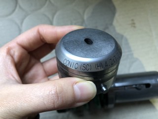 中古ショート 【タレパン金型セット】ダイ+パンチ：4.2x7.2 ,C=0.5  コニック/Conic