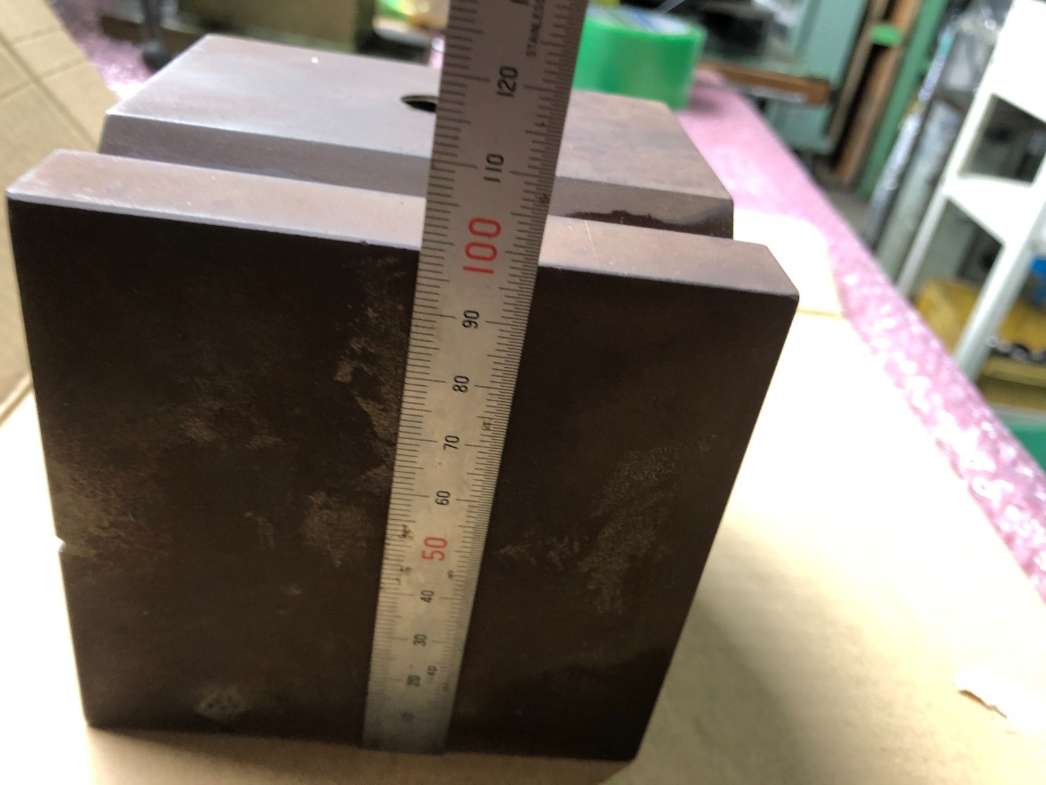 中古その他 【V溝付桝型ブロック】サイズ：100x100mm 不明