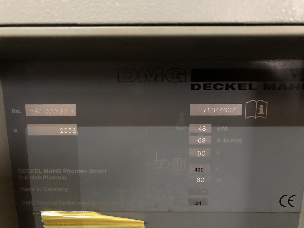 中古5-Axis Machining Center DMU80 monoBLOCK  DMG