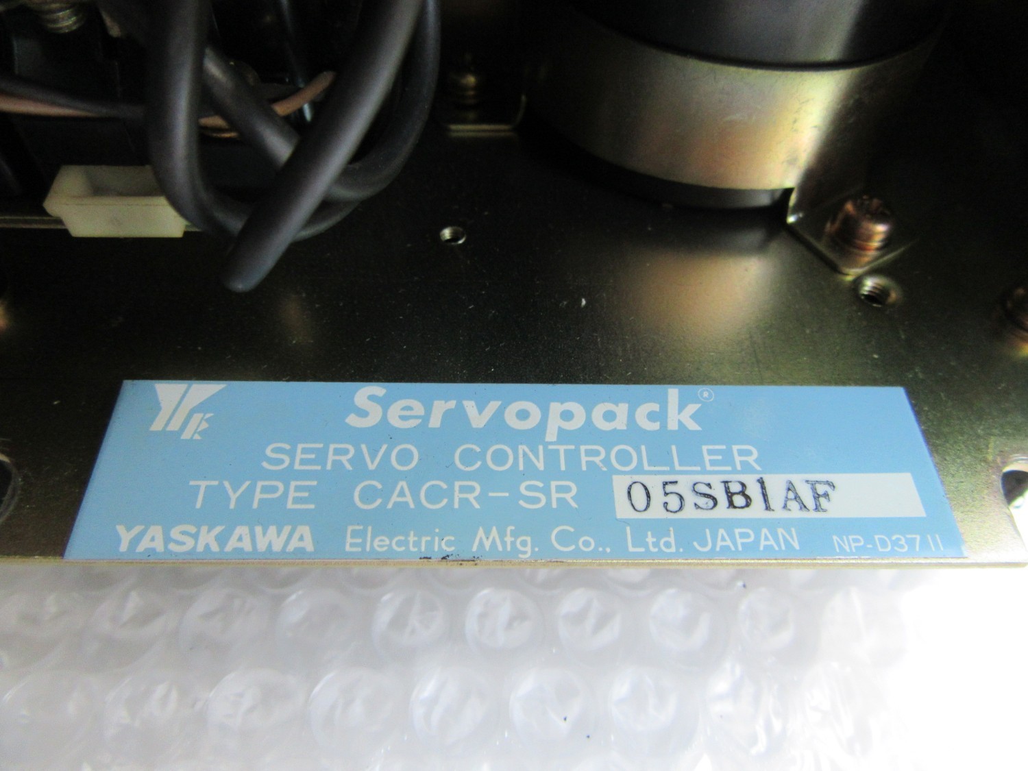 中古作業工具・作業用備品 【サーボパック SERVOPACK】CACR-SR 05SB1AF 安川電機