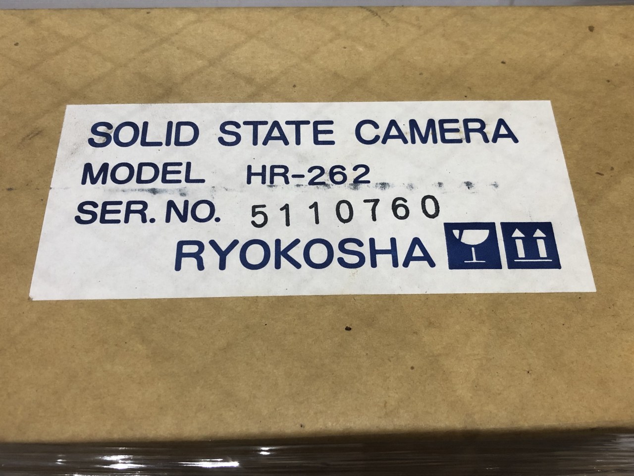 中古お買い得品・1山販売等 【計測用小型固体カメラ】HR-262 RYOKOSHA