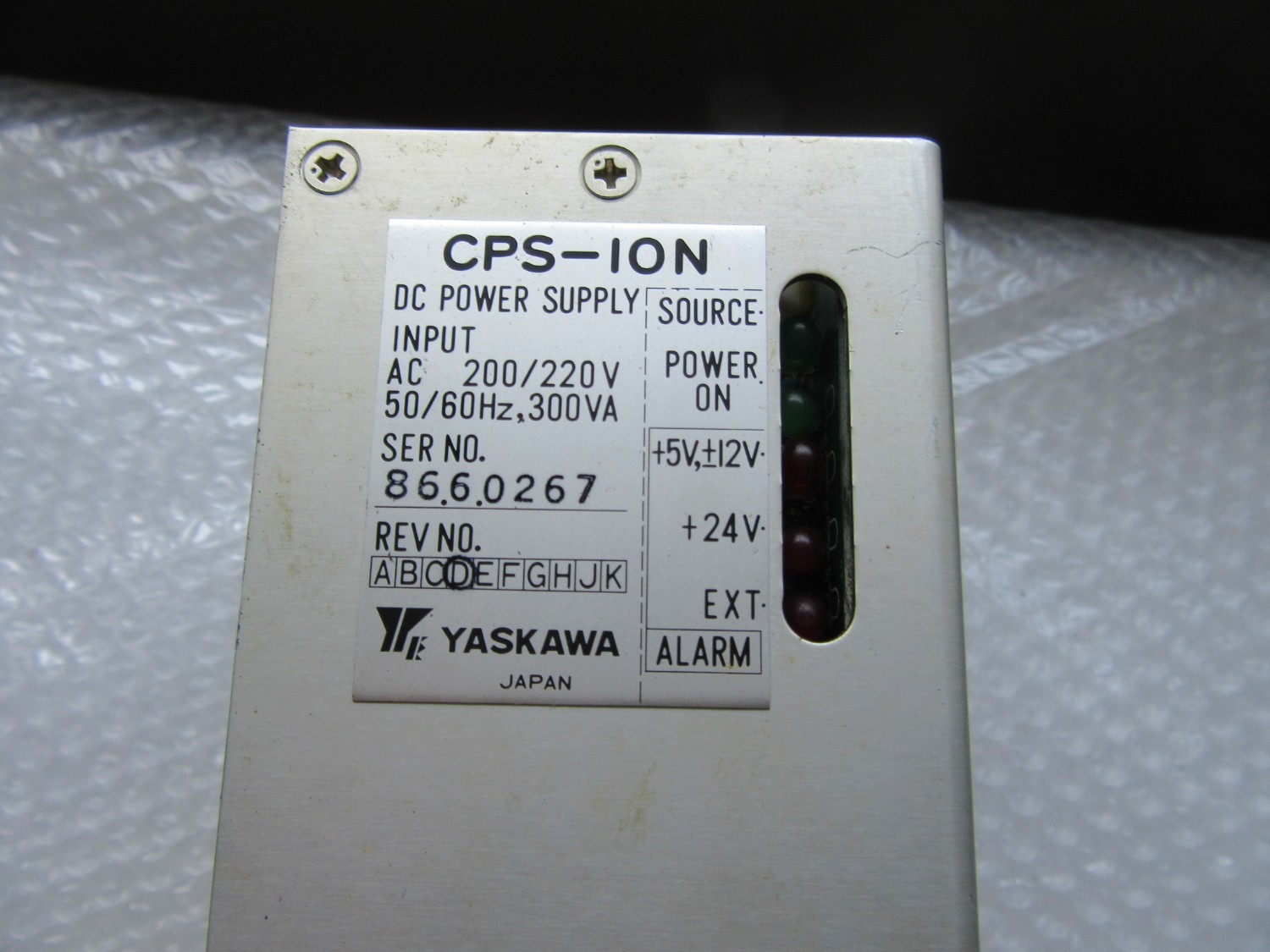 中古その他 【DCパワーサプライ】CPS-10N 安川電機 