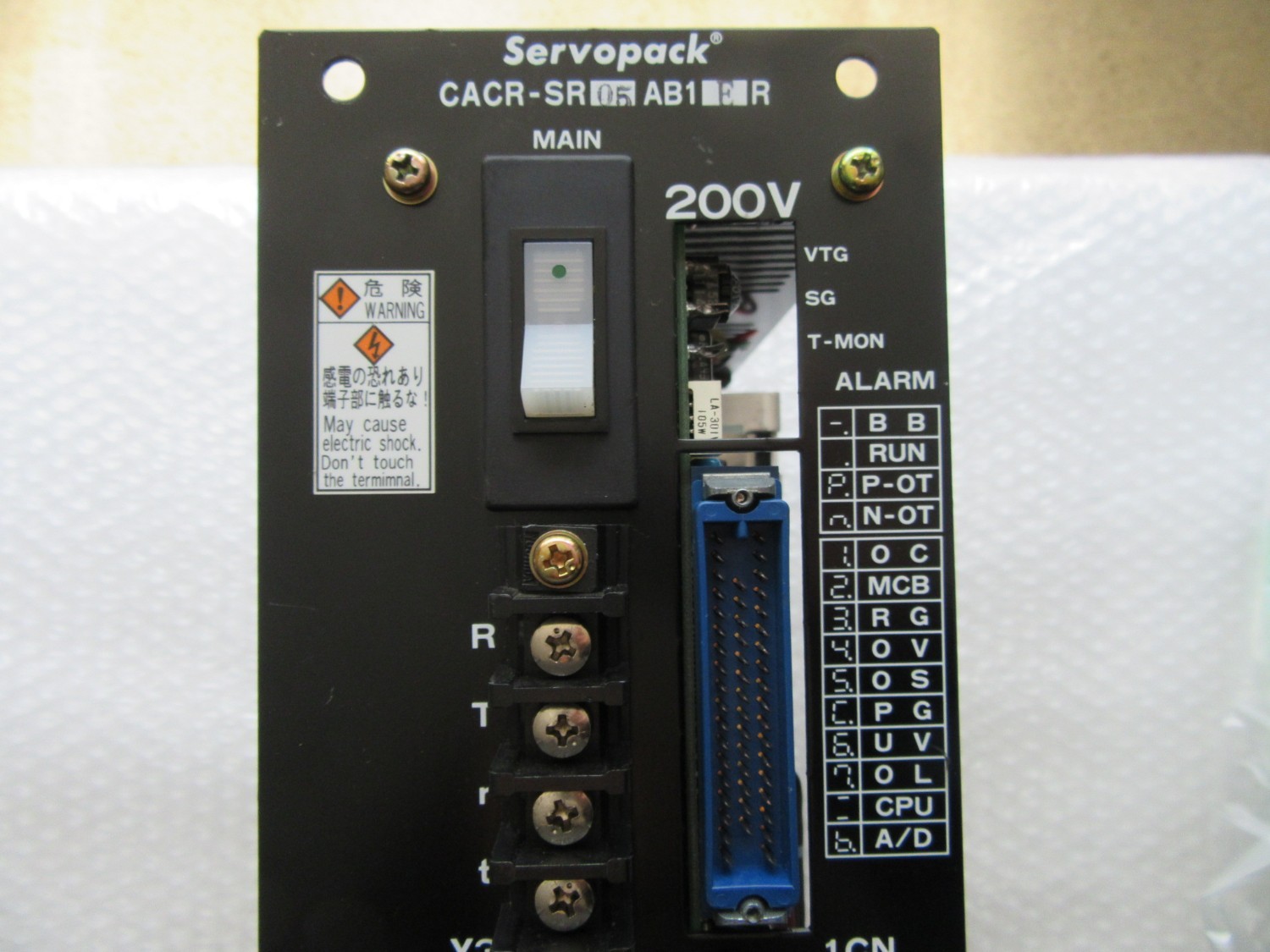 中古その他 【サーボパック SERVOPACK 】CACR-SR 05 AB1 ER 安川電機