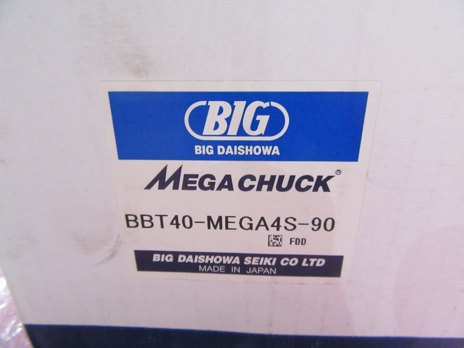 中古BBT40 【メガマイクロチャック】BBT40-MEGA4S-90 BIG DAISHOWA 