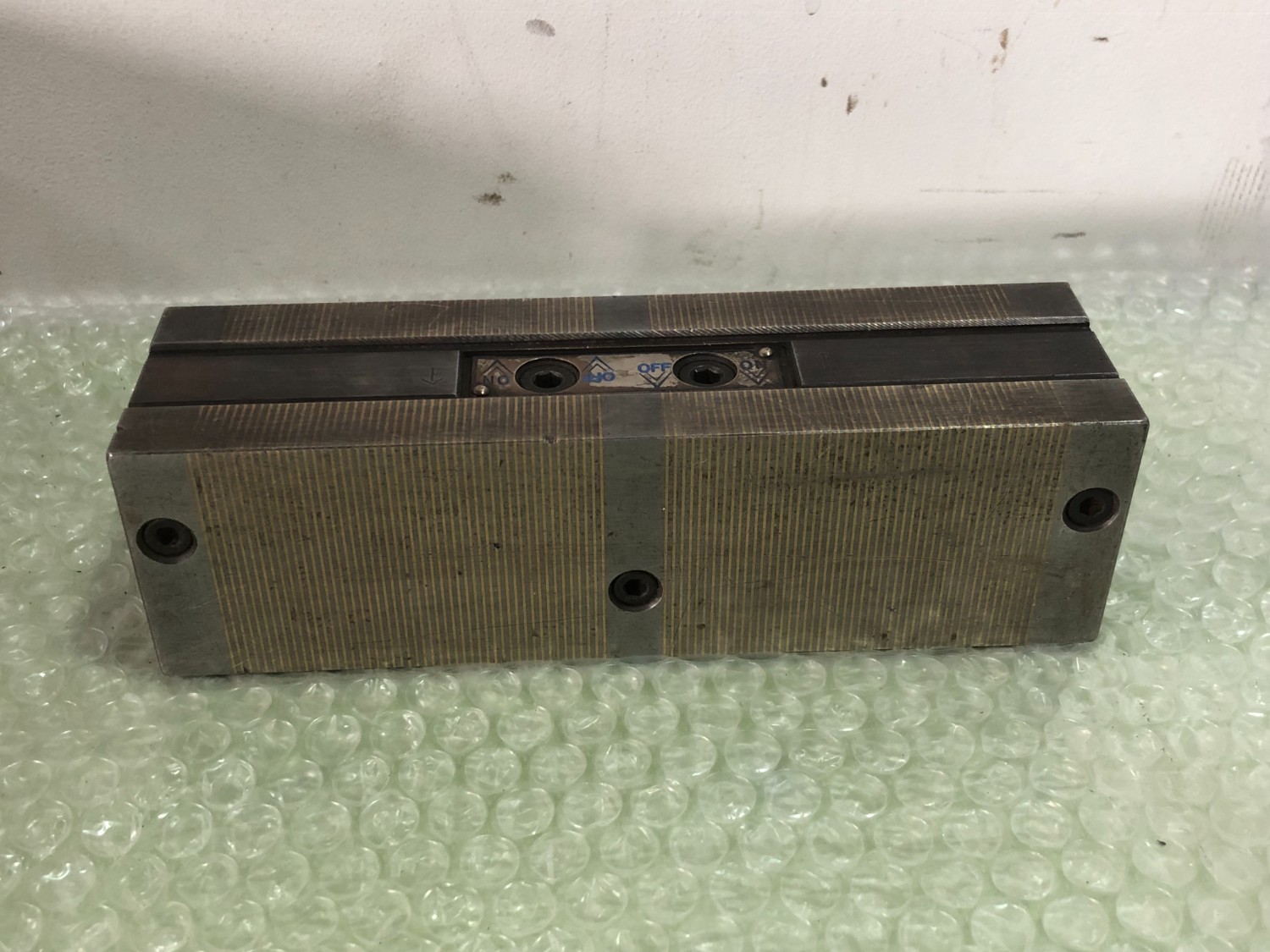 中古Permanent magnetic chuck 【両面吸着永磁ブロック】KPB-2F18 KANATEC