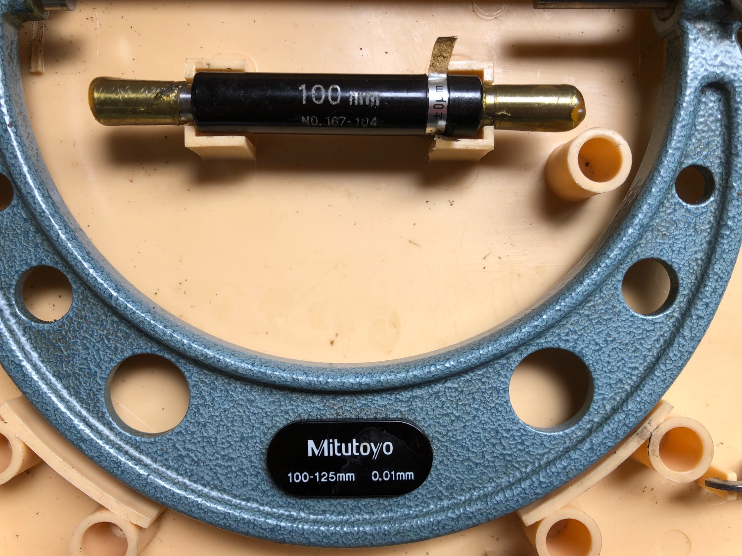 中古Outside micrometer 【外側マイクロメータ】100-125mm ミツトヨ/Mitutoyo