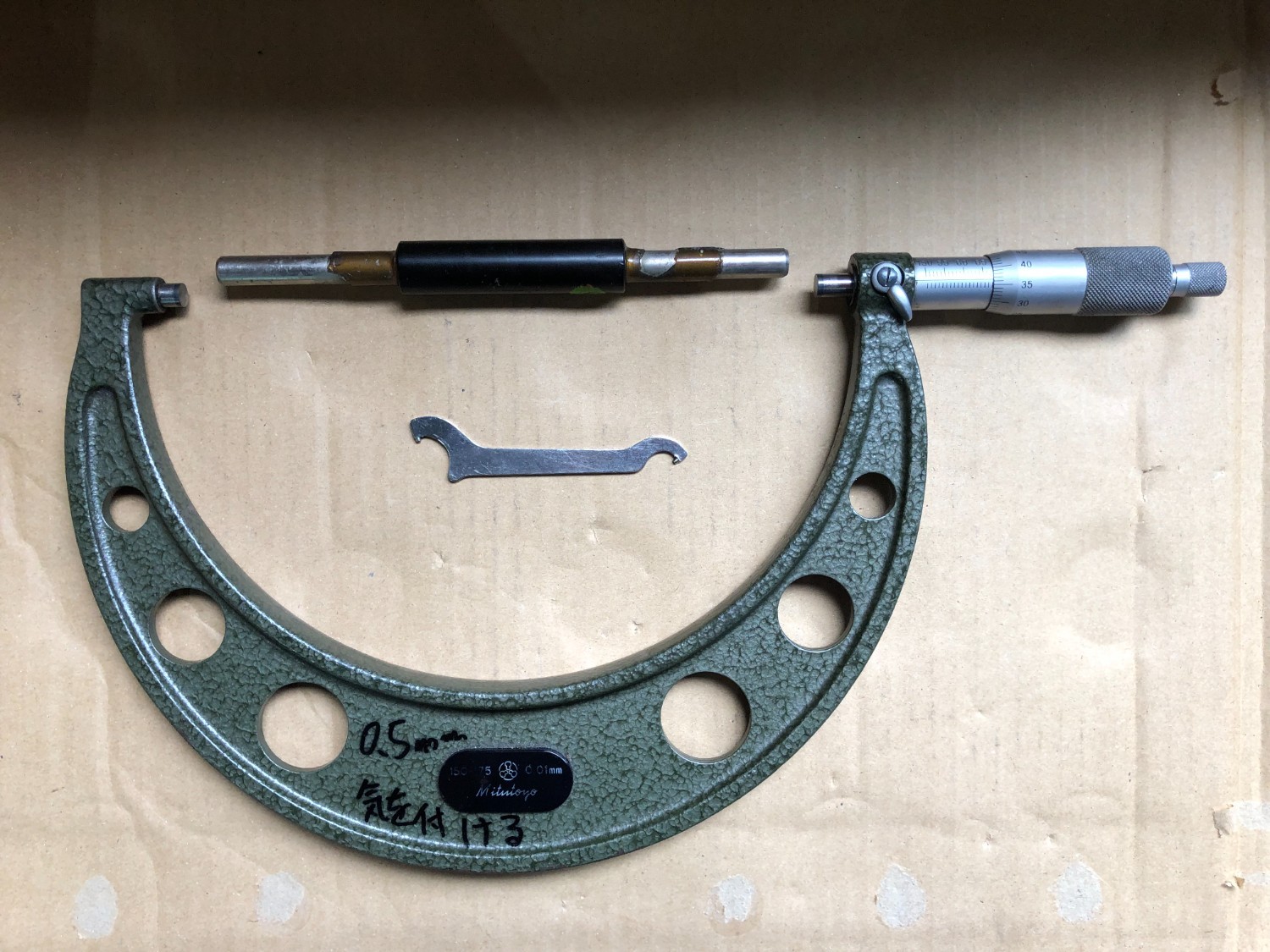 中古Outside micrometer 【外側マイクロメータ】150-175mm ミツトヨ/Mitutoyo