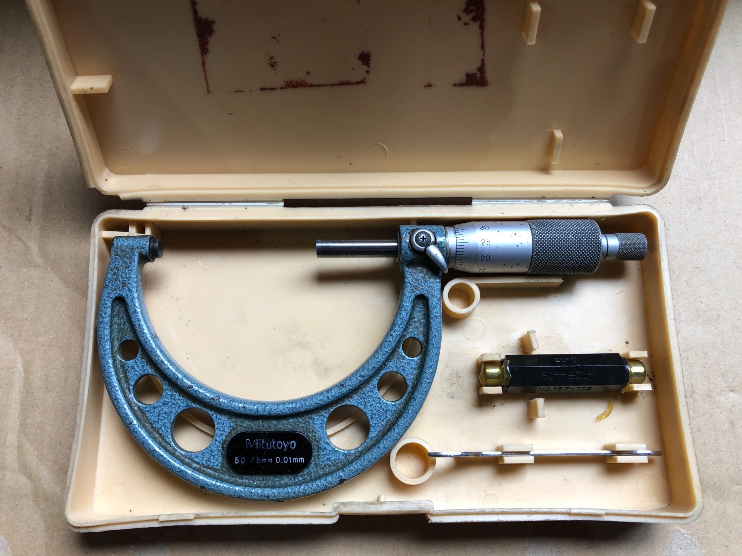 中古Outside micrometer 【外側マイクロメータ】50-75mm ミツトヨ/Mitutoyo