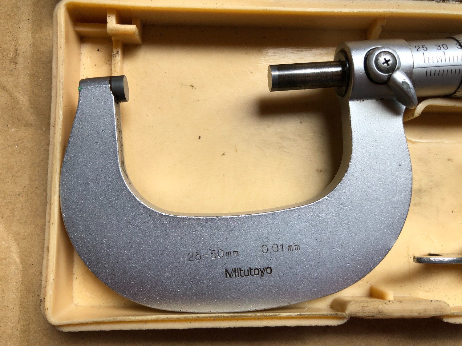 中古Outside micrometer 【マイクロメータ】25-50mm ミツトヨ/Mitutoyo