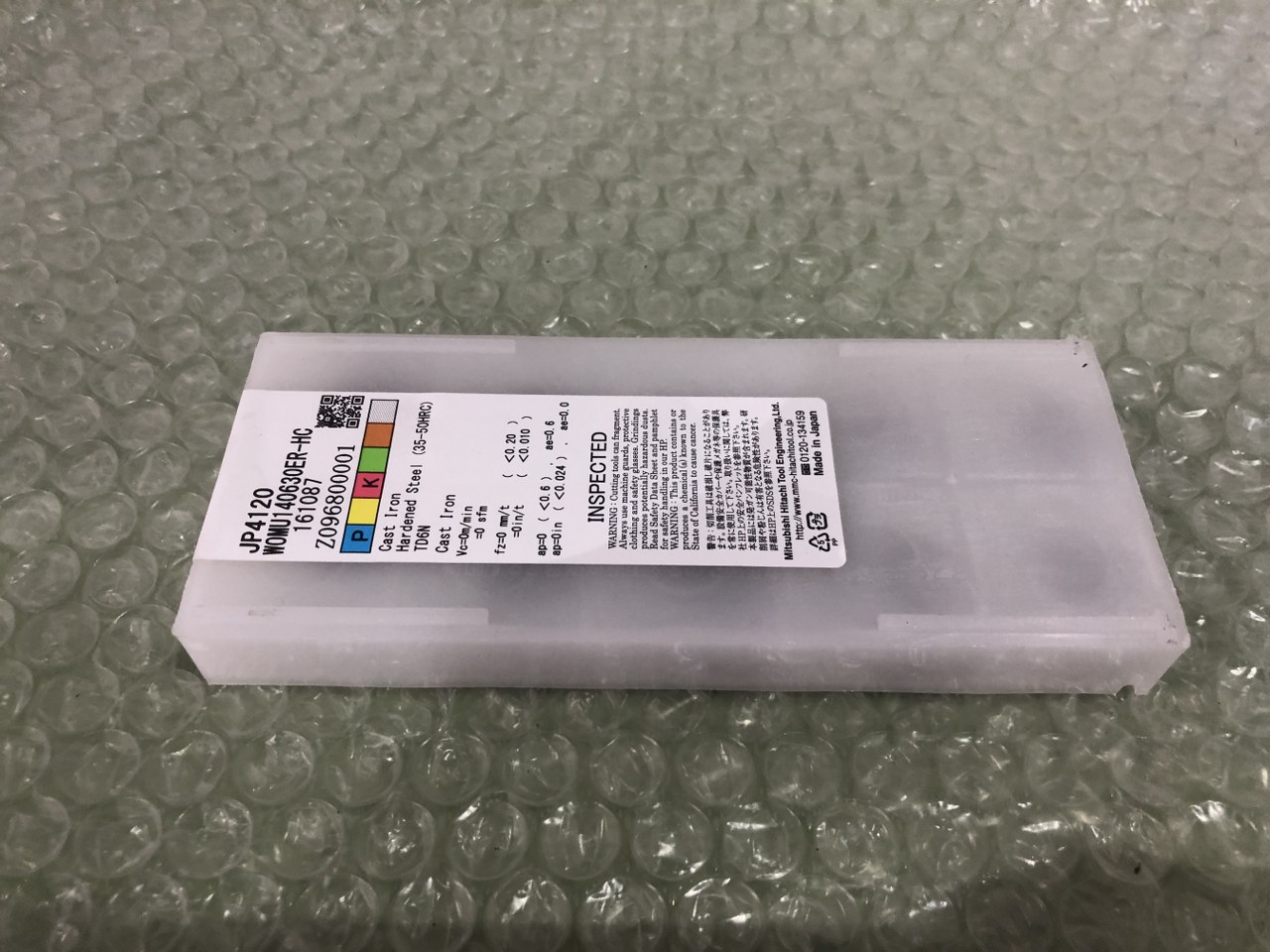 中古Cutting Exchange Chip 【チップ】JP4120 WOMU140630ER-HC MOLDINO/旧日立ツール