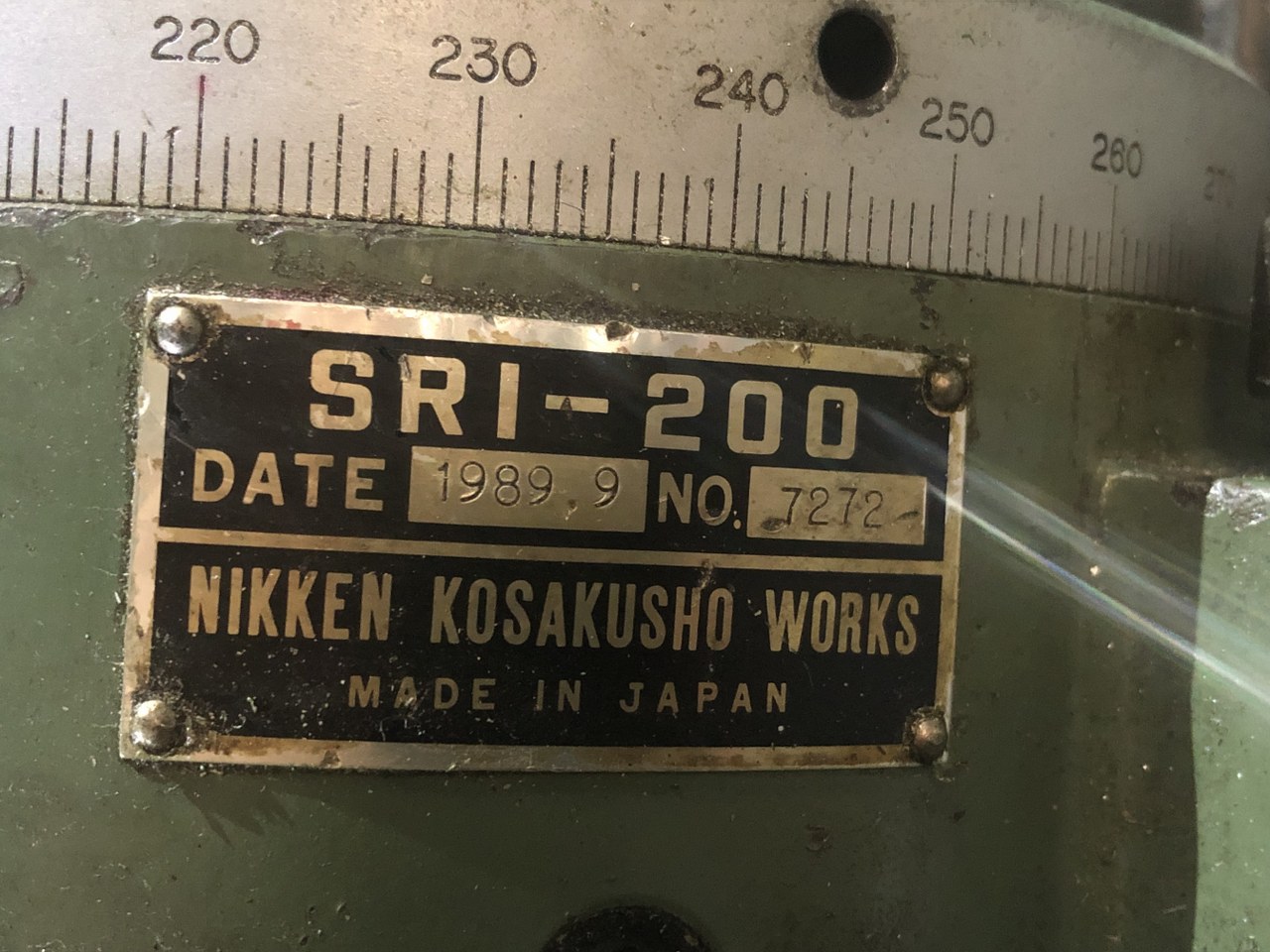 中古その他テーブル 【ロータリーテーブル】SRI-200 日研/NIKKEN