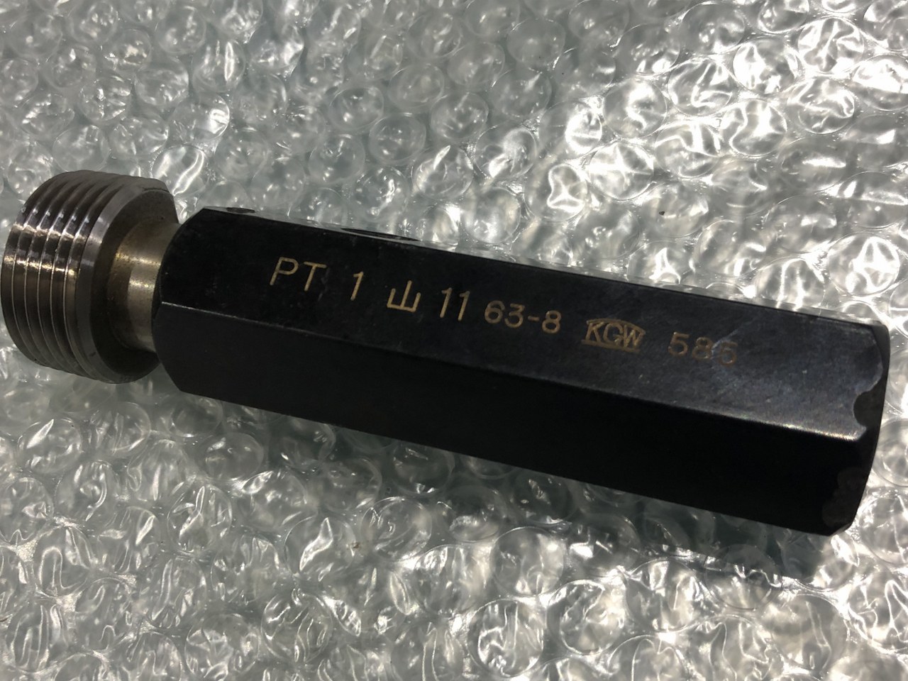 中古Other gauge 【限界ねじリングゲージと限界ねじプラグゲージセット】PT1 　山11　63-8 KGW