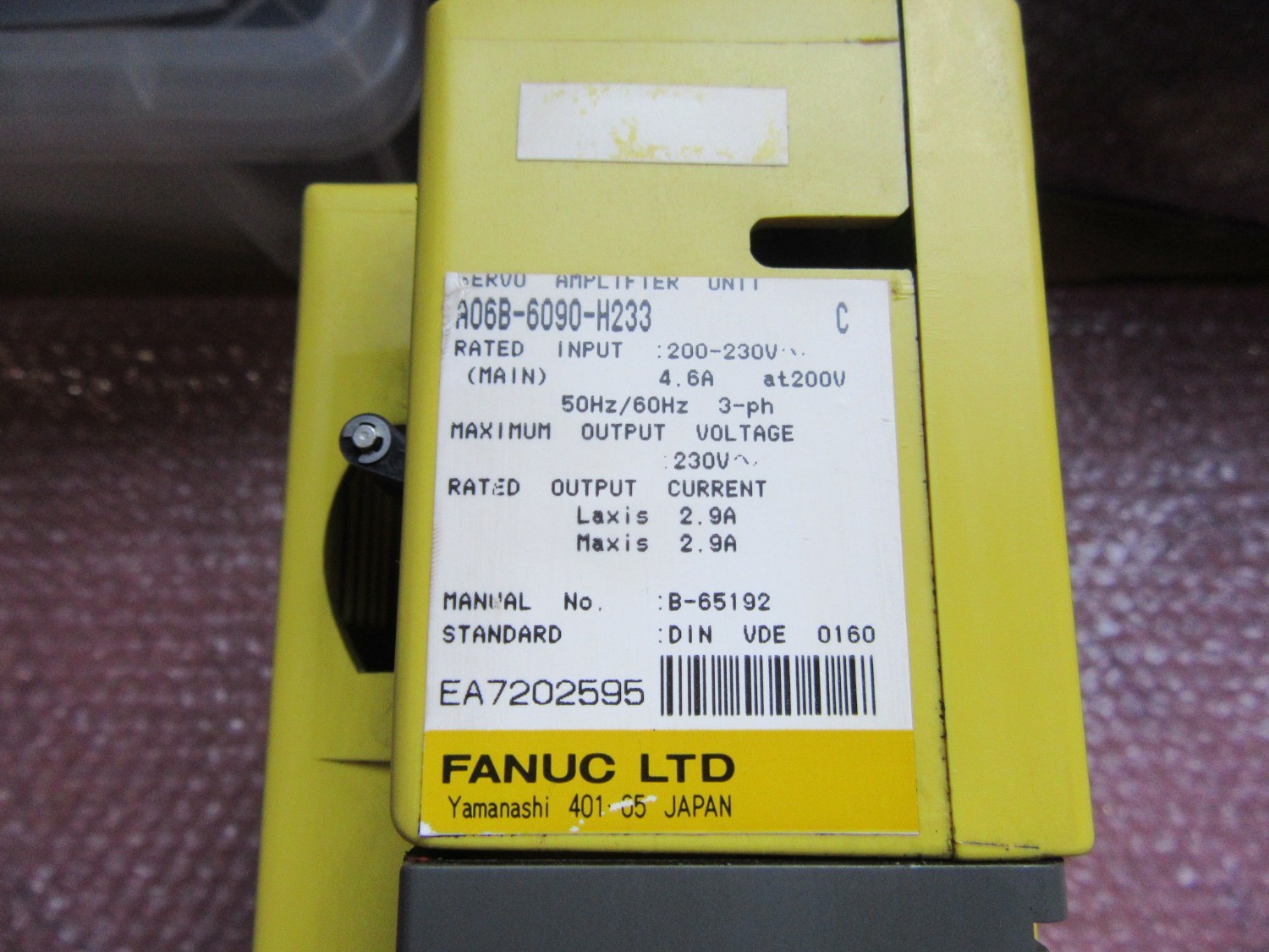 中古その他 【サーボアンプモジュール】A06B-6090-H233 FANUC/ファナック