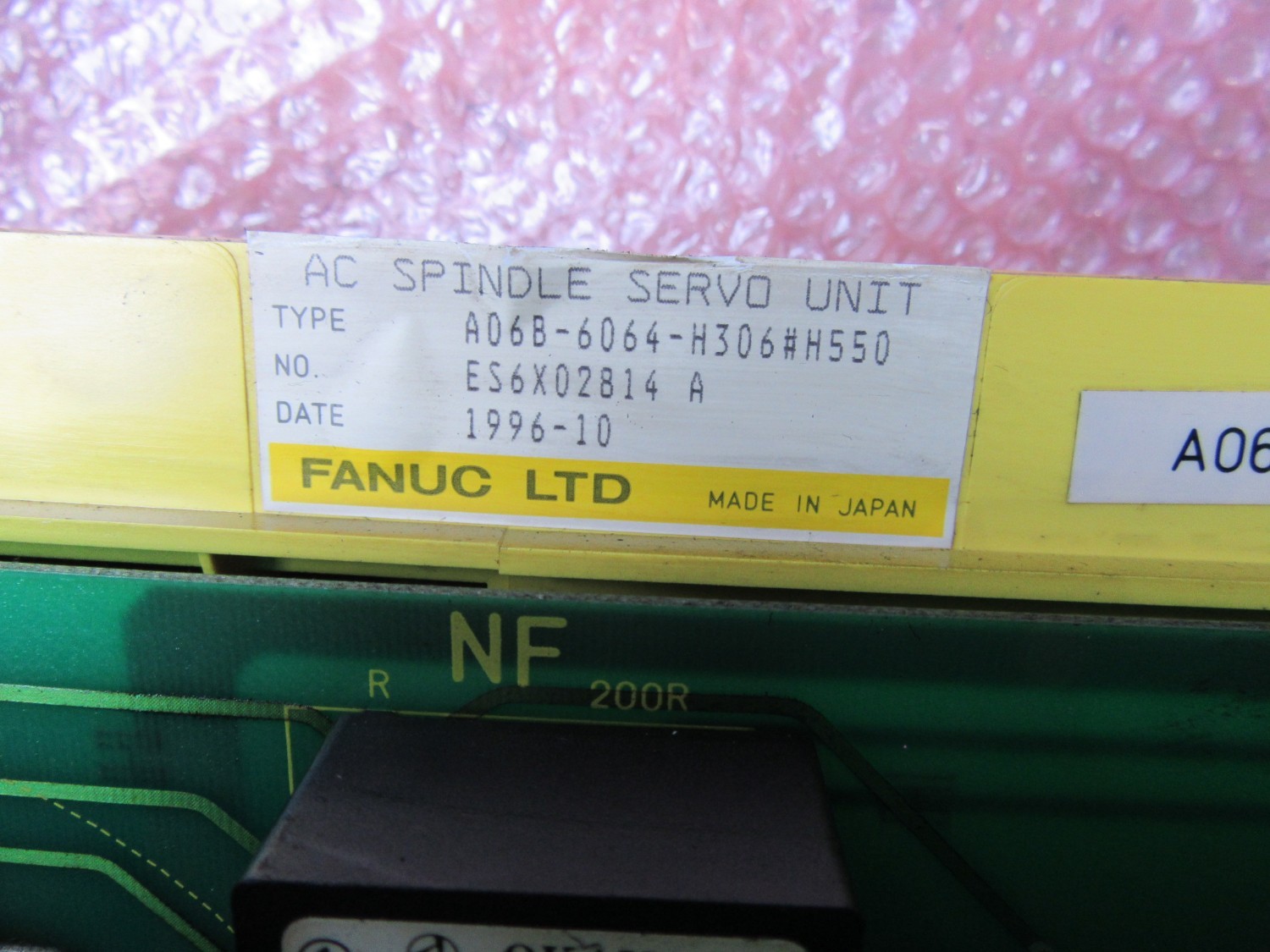 中古その他 【AC スピンドルサーボユニット】A06B-6064-H306#H550 FANUC/ファナック