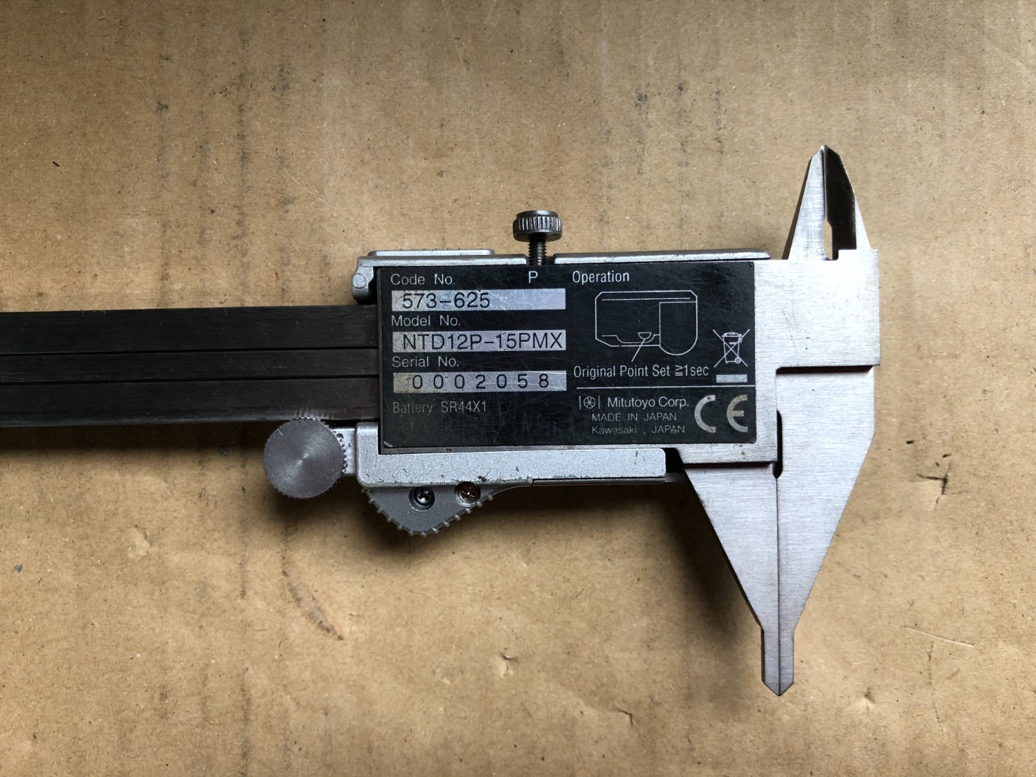 中古Vernier caliper 【ポイントノギス】NO.573-625 ミツトヨ/Mitutoyo