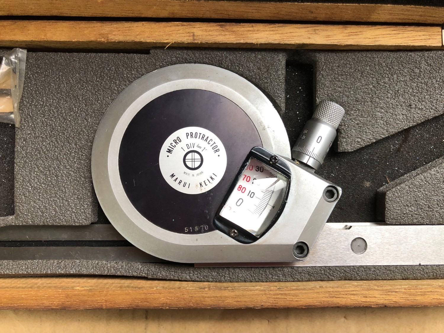 中古Micrometer 【マイクロプロトラクター】MP-101 丸井計器/MARUI KEIKI