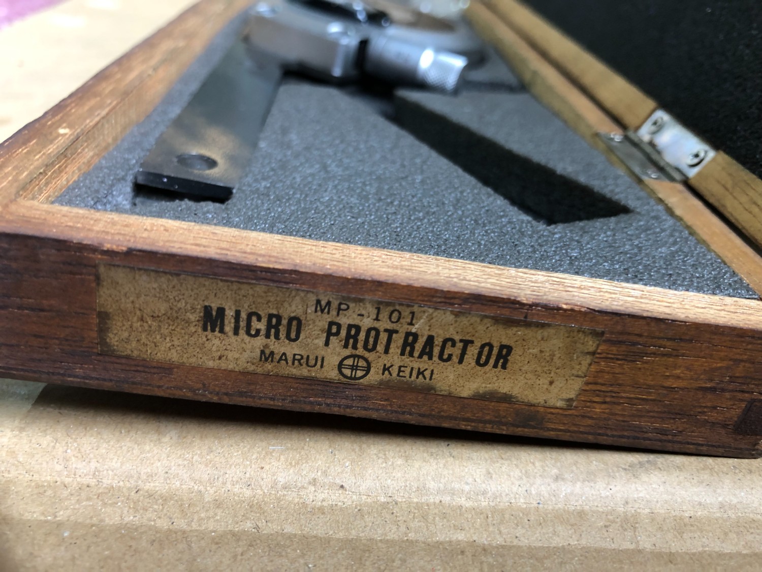 中古Micrometer 【マイクロプロトラクター】MP-101 丸井計器/MARUI KEIKI