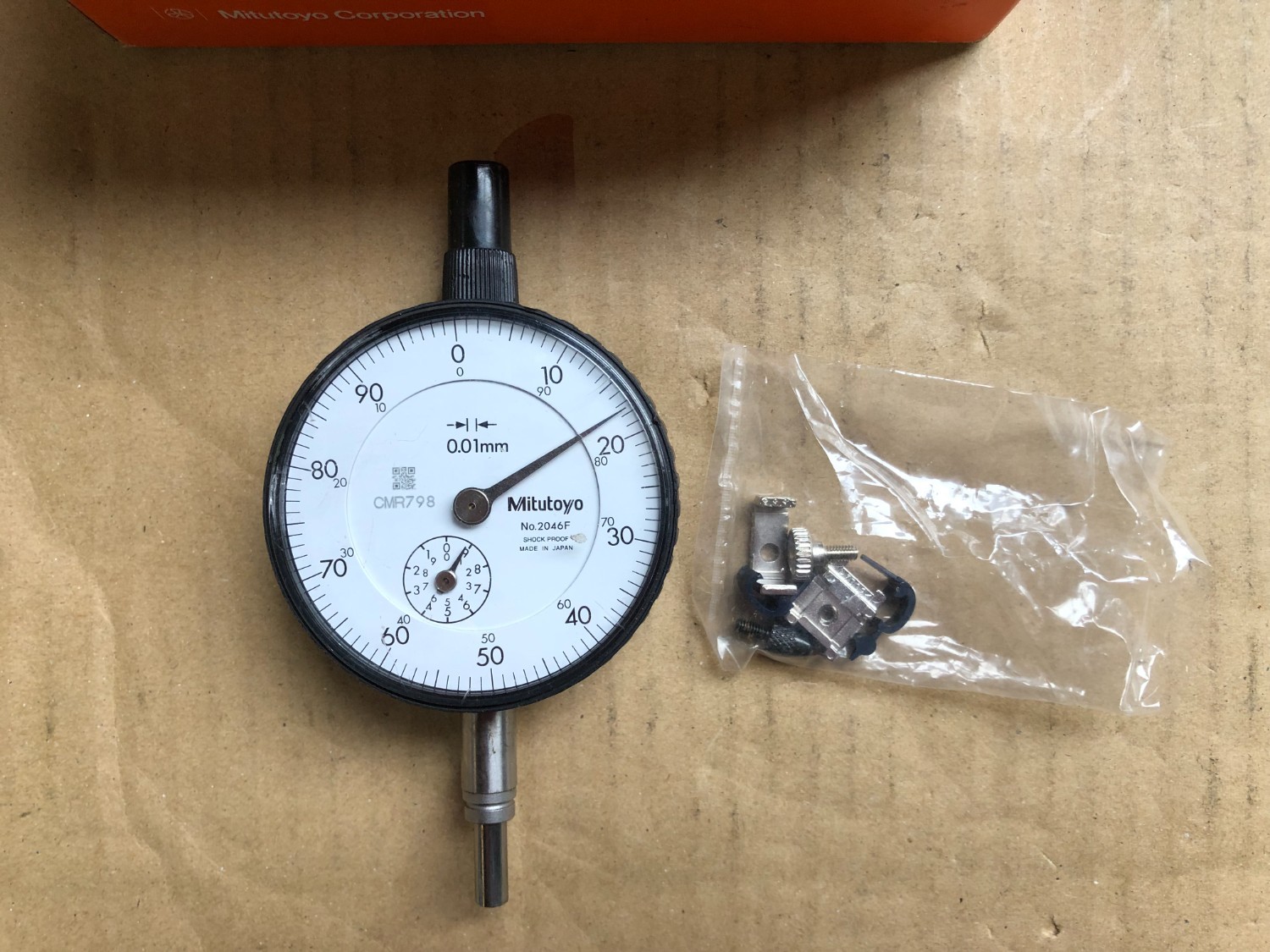 中古Dial gauge(Dial indicator) 【標準形ダイヤルゲージ】2046SB ミツトヨ/Mitutoyo