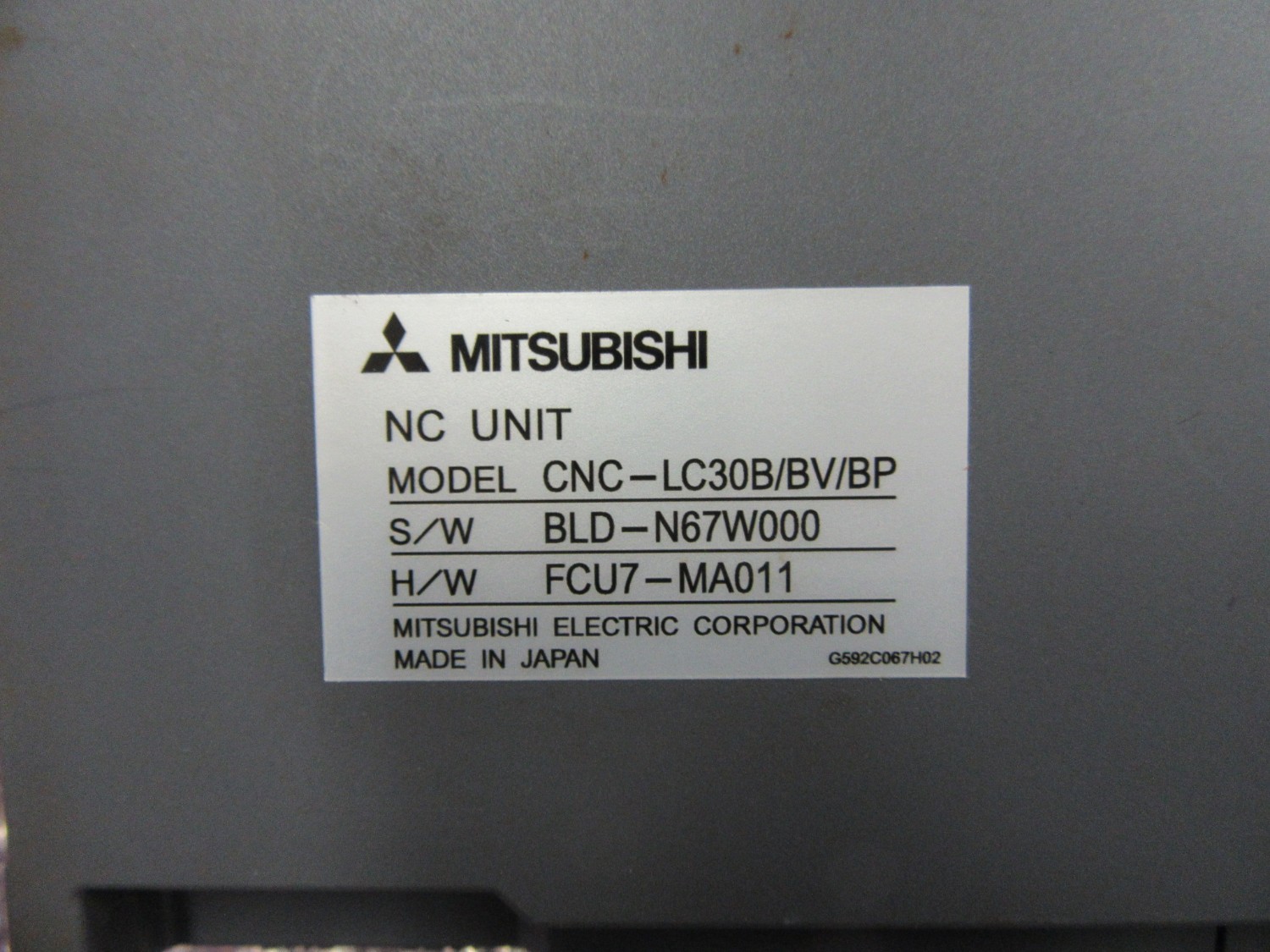 中古その他 【NCユニット】CNC-LC30B/BV/BP 三菱電機/MITSUBISHI