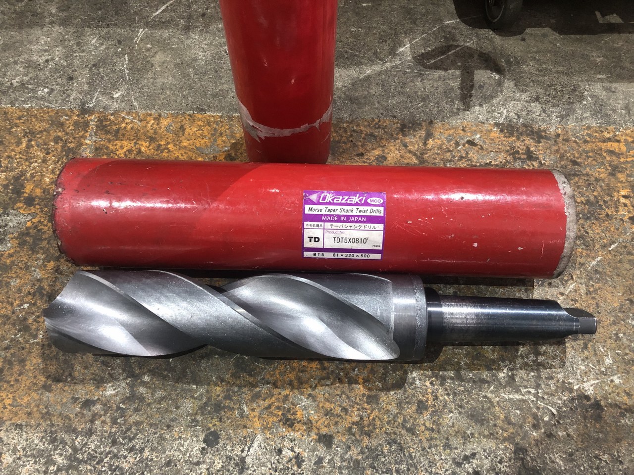 中古Taper shank drills 【テーパーシャンクドリル】TDT5X0810　MT5　81X320X500mm 岡崎精工/Okazaki seiko