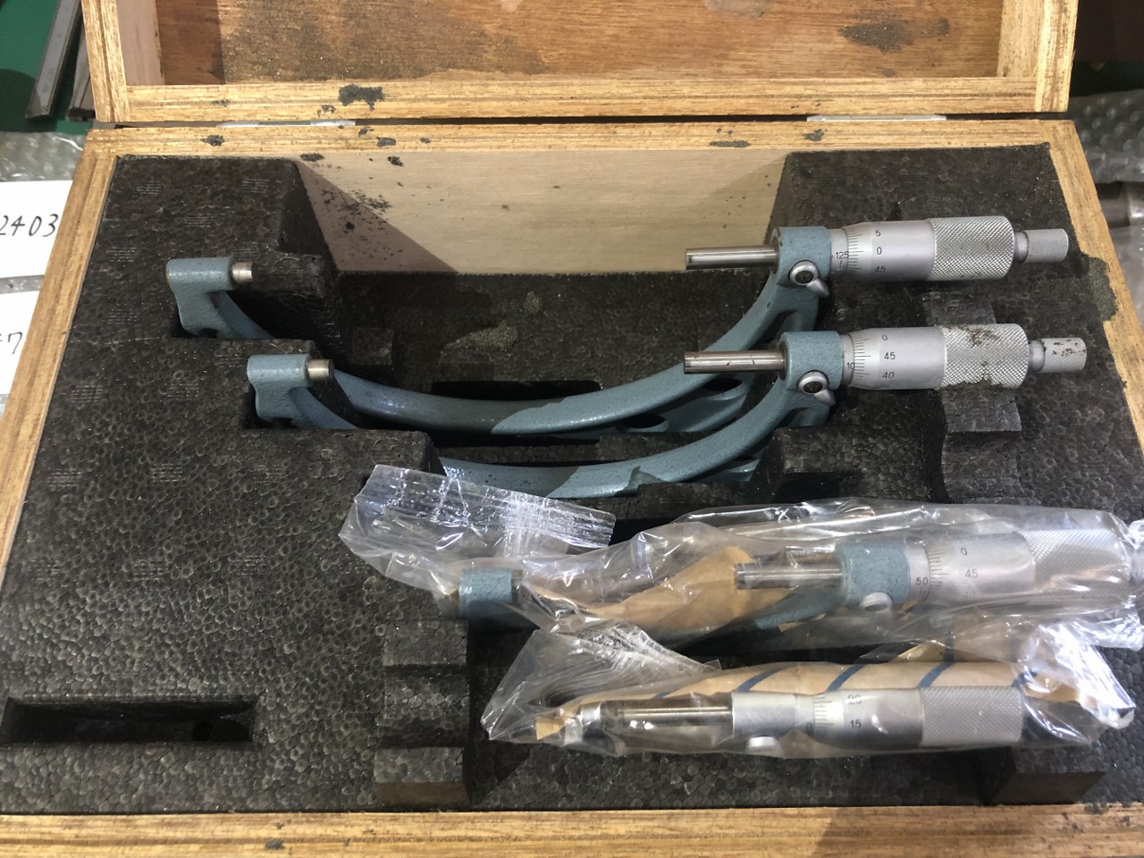 中古Outside micrometer 【外側マイクロメータセット】103-913　OMST-150 ミツトヨ/Mitutoyo