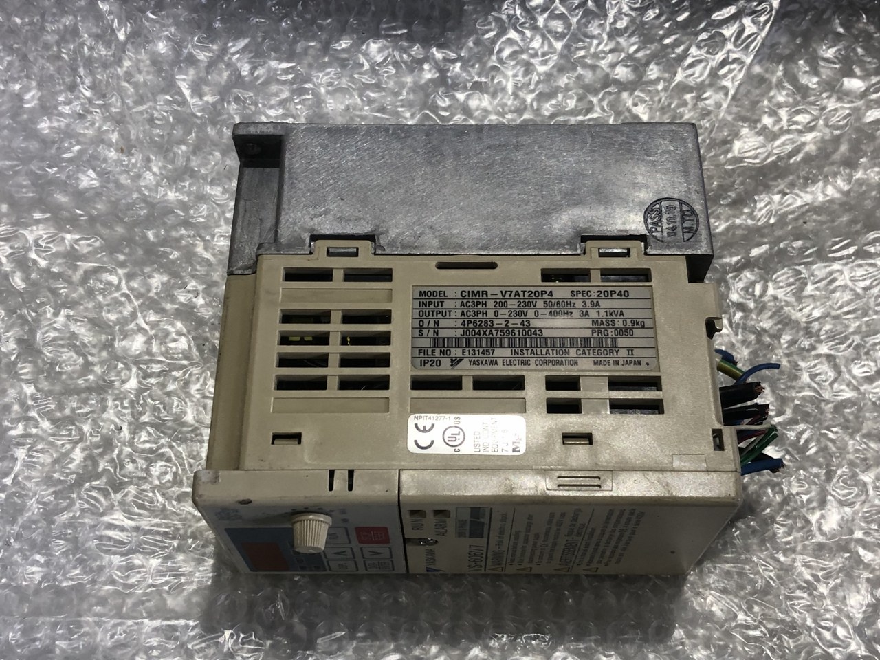 中古お買い得品・1山販売等 【インバーター】VS-606V7 安川電機 YASKAWA ELECTRIC