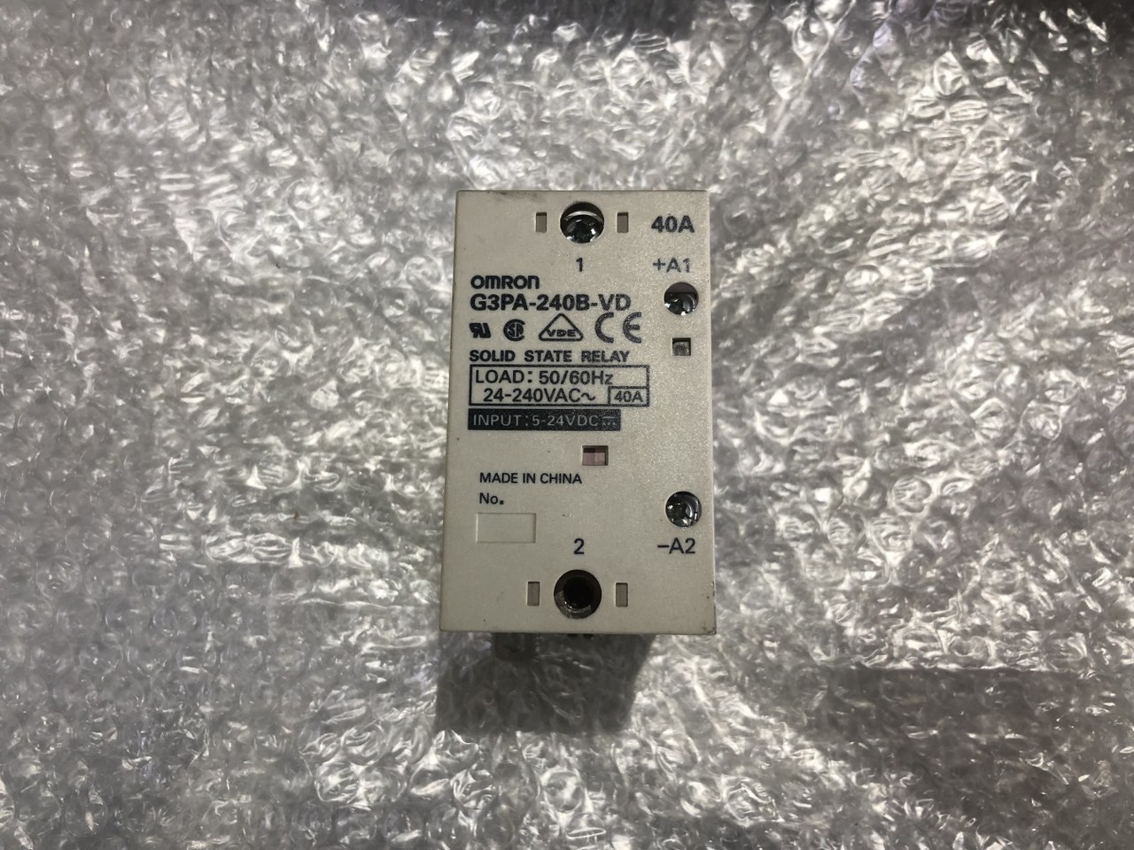 中古お買い得品・1山販売等 【パワーソリッドステート】G3PA-240B-VD オムロン/OMRON