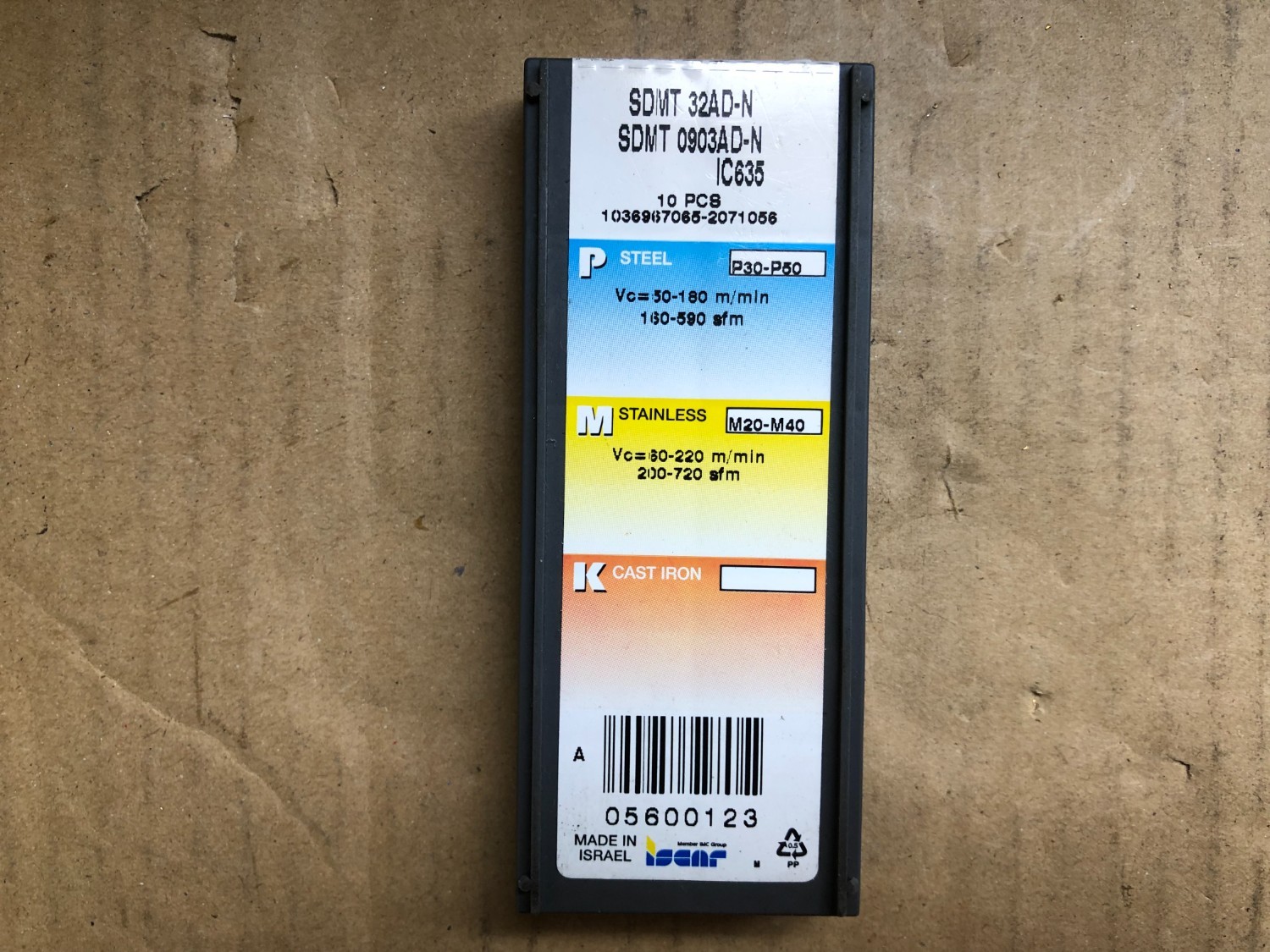 中古Cutting Exchange Chip 【チップ】SDMT0903AD-N IC635 イスカル/ISCAR