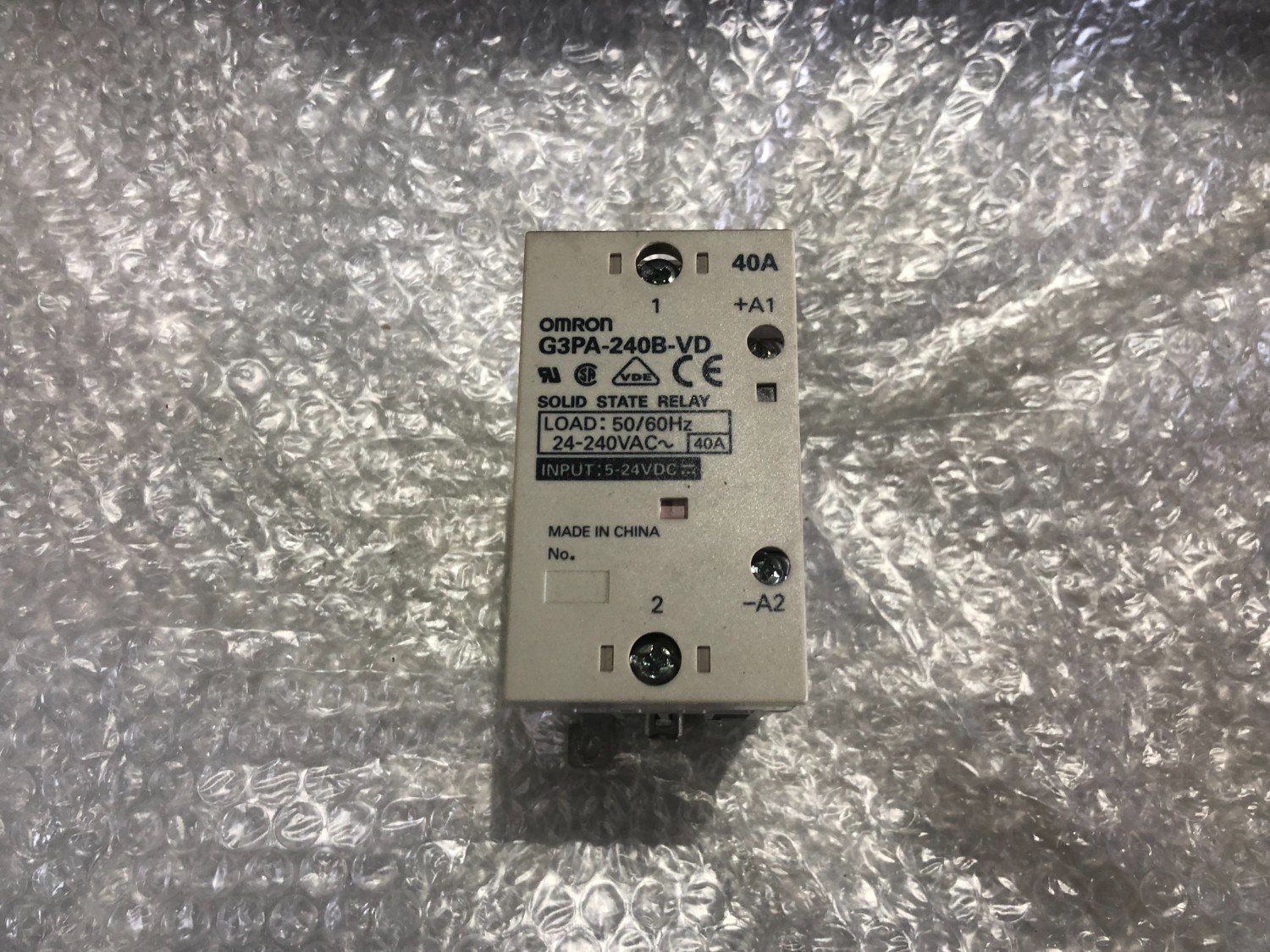 中古その他 【ソリッドステート】G3PA-240B-VD オムロン