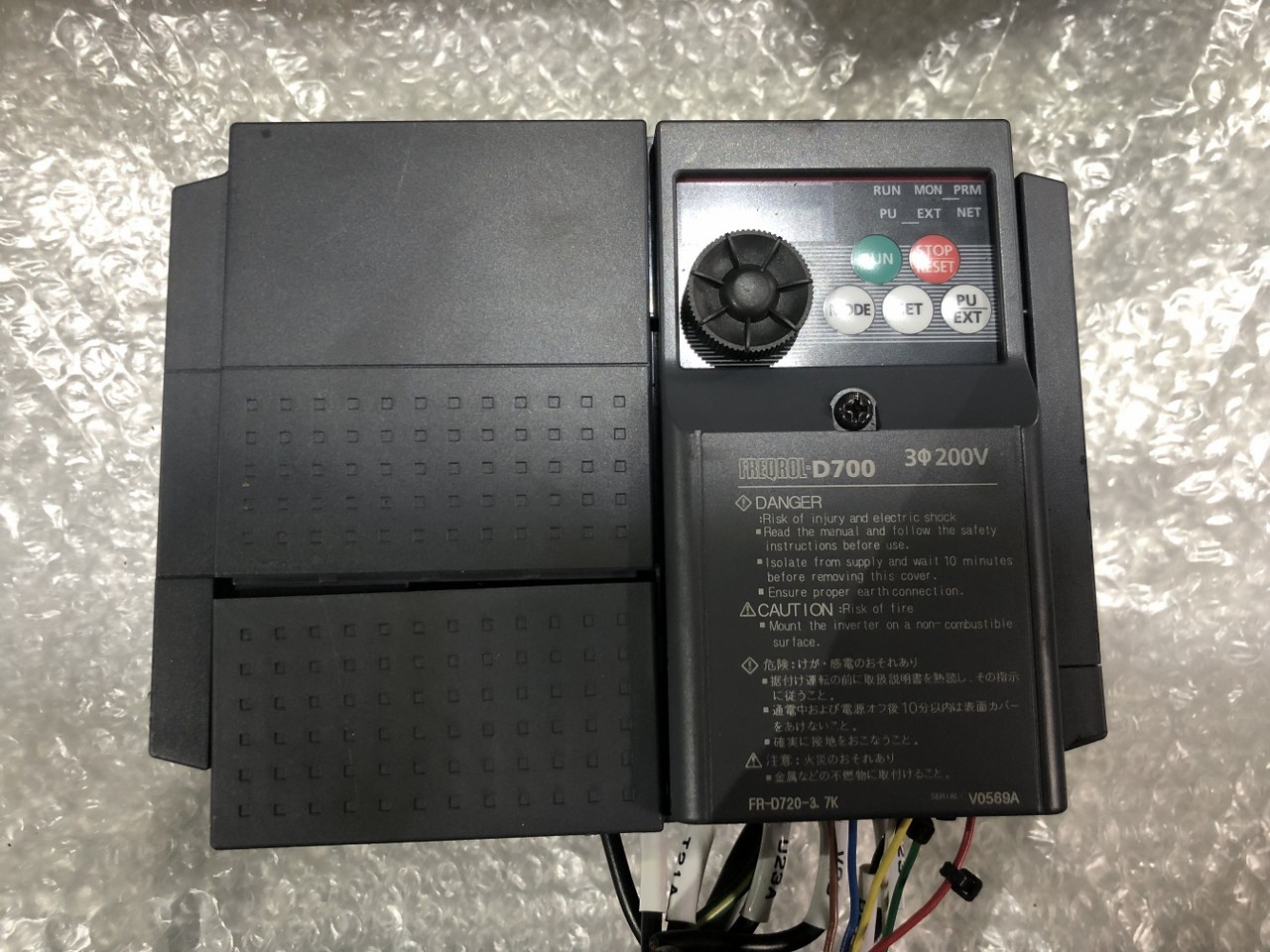 中古お買い得品・1山販売等 【インバーター】FR-D720-3.7k 三菱/MITSUBISHI