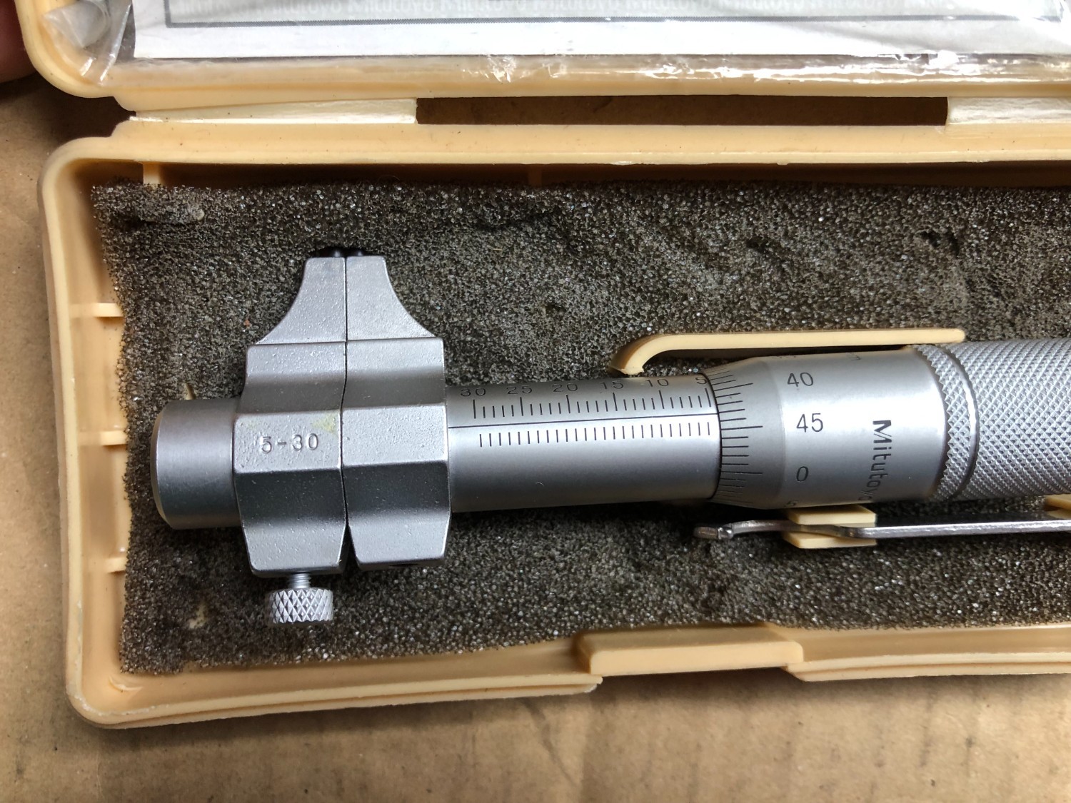 中古Inside micrometer 【キャリパー形内側マイクロメータ】IMP-30 ミツトヨ/Mitutoyo