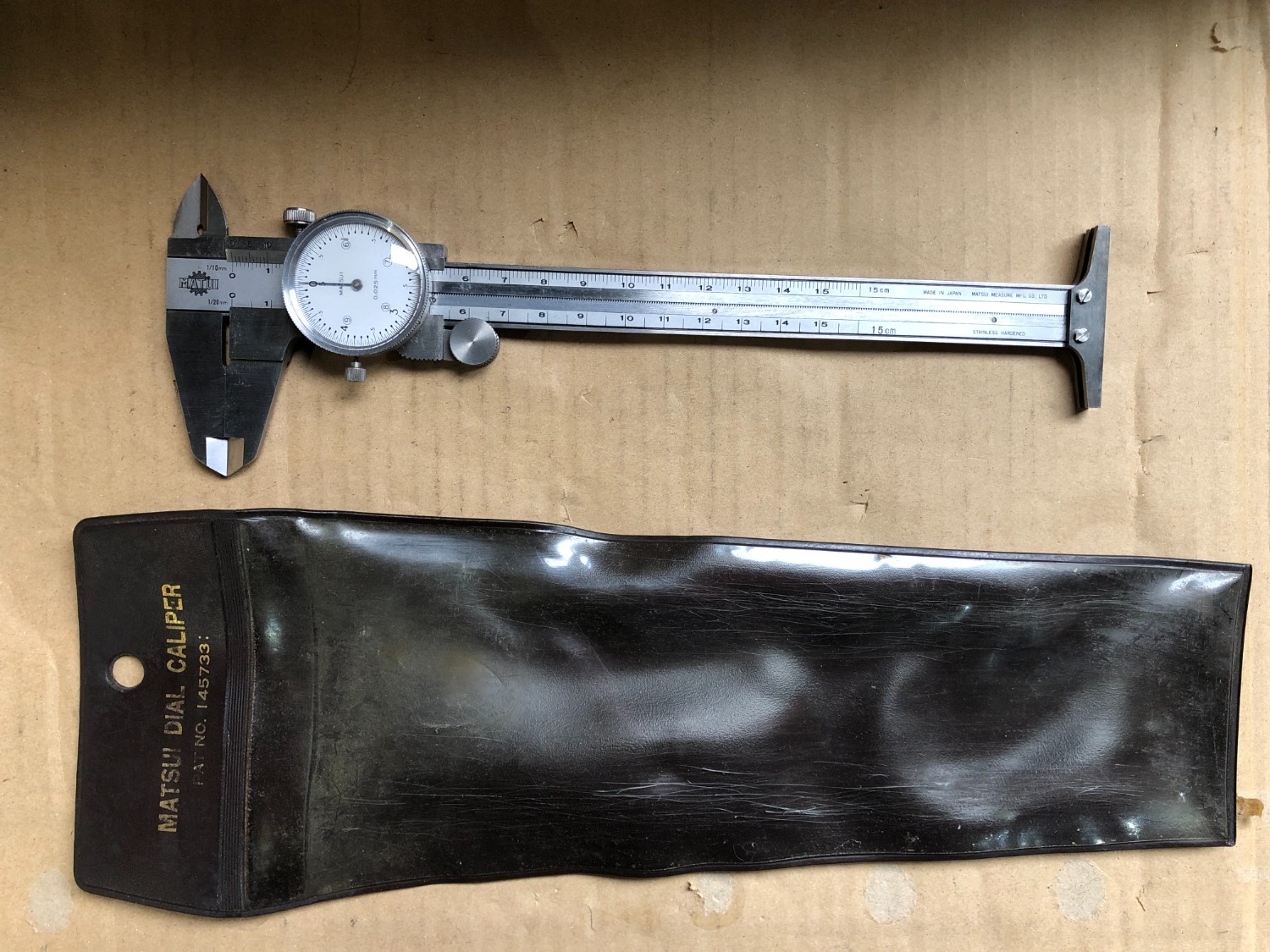 中古Vernier caliper 【ダイヤルキャリパー】15cm MATSUI/松井製作所