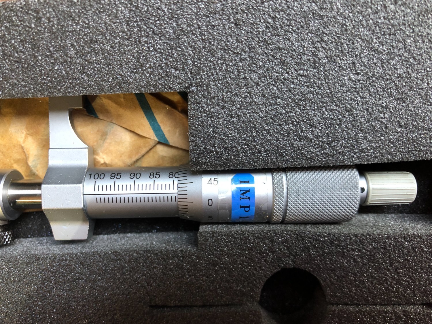 中古Inside micrometer 【キャリパー形内側マイクロメータ】IMP-100 ミツトヨ/Mitutoyo