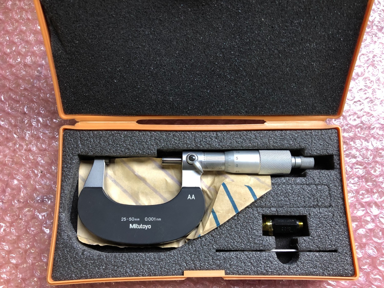 中古Outside micrometer 【標準外側マイクロメータ】102-231(M320-50AA) ミツトヨ/Mitutoyo