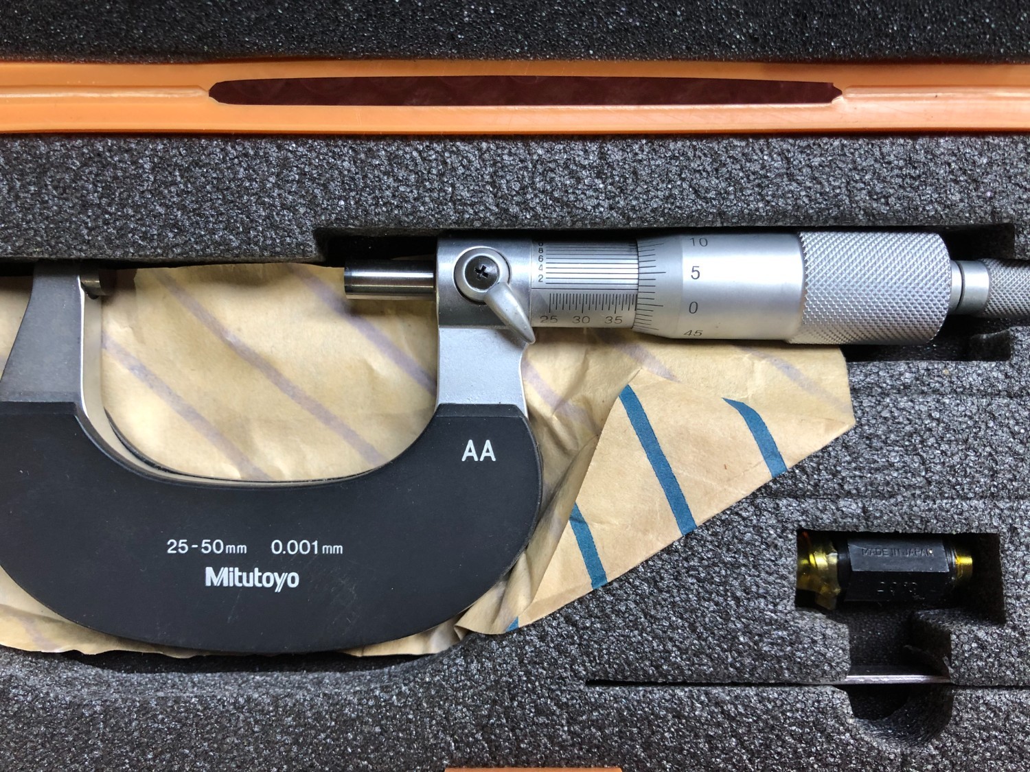 中古Outside micrometer 【標準外側マイクロメータ】102-231(M320-50AA) ミツトヨ/Mitutoyo