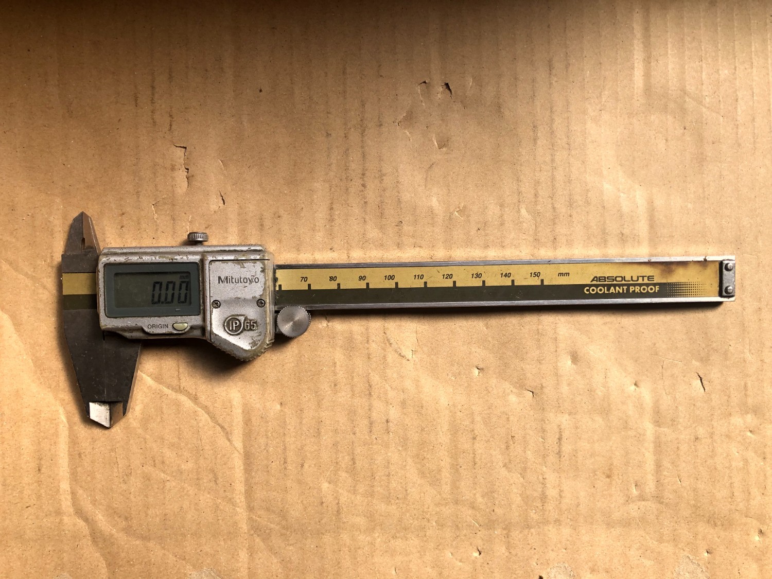 中古Vernier caliper 【デジマチックキャリパ】測定範囲：0-150mm ミツトヨ/Mitutoyo